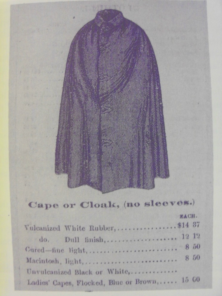 Vulcanized Rubber Lower Wrist Length Cape - Image 2