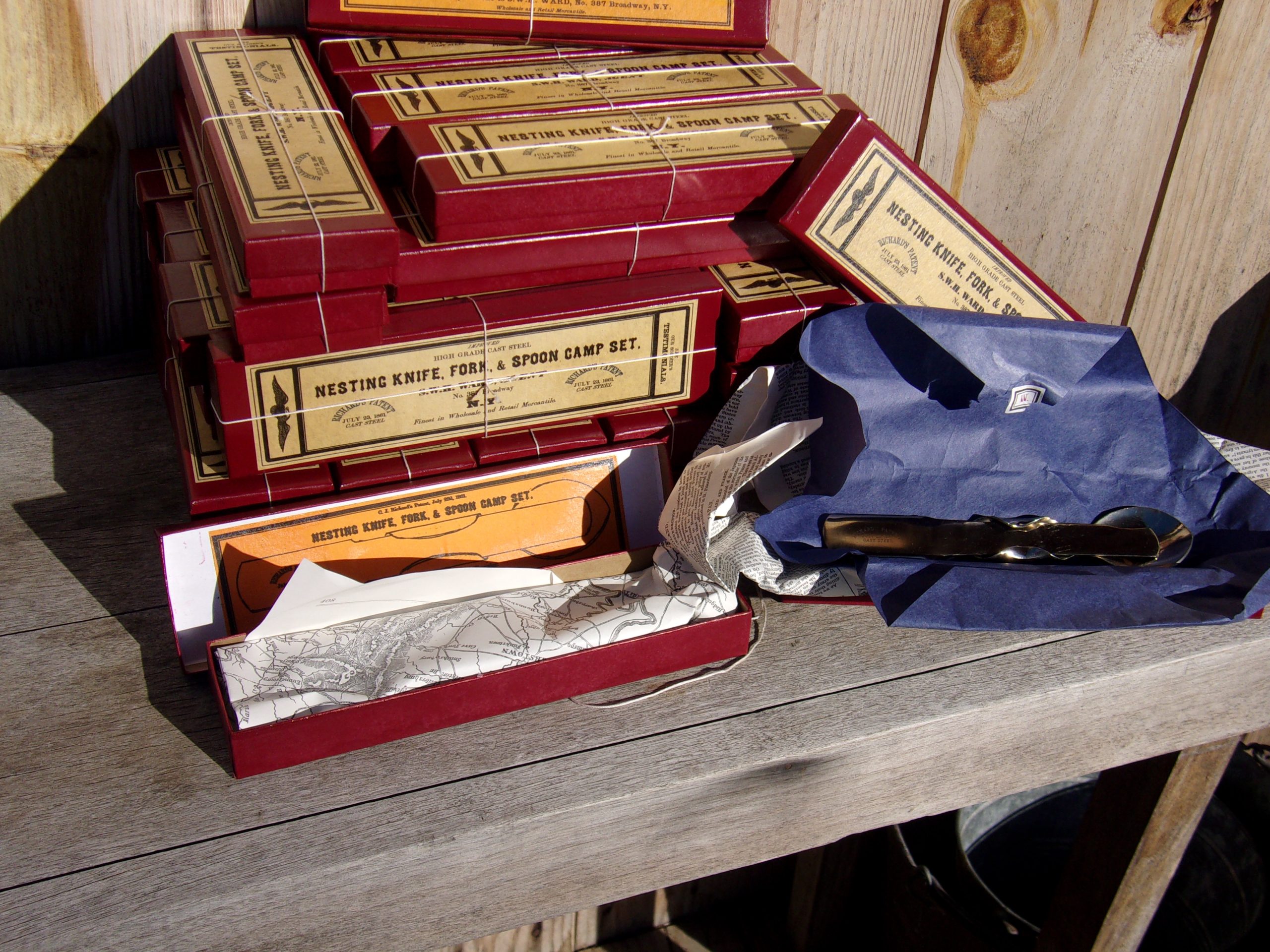 Richard's Patent Knife, Fork & Spoon Nesting Set - Image 2