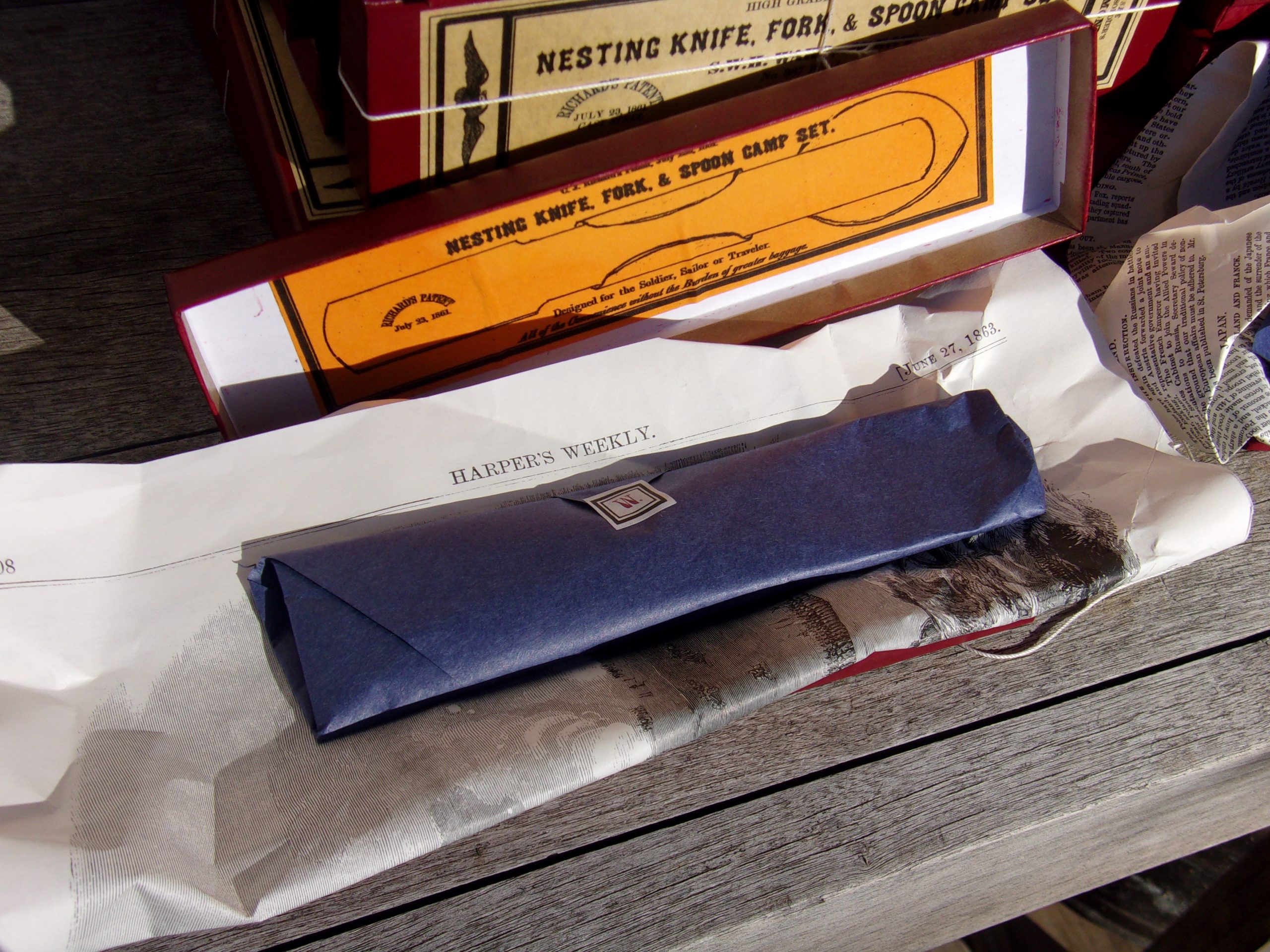 Richard's Patent Knife, Fork & Spoon Nesting Set - Image 3