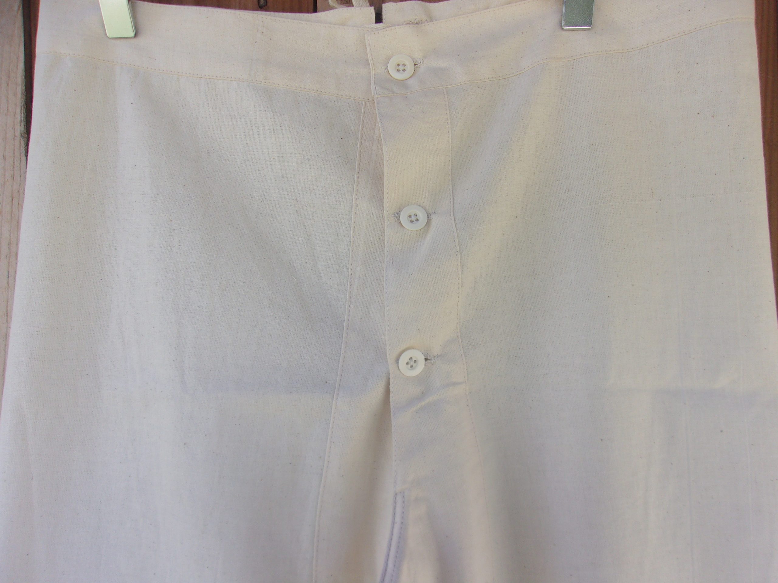Cotton Drawers - Bone Buttons - Image 2