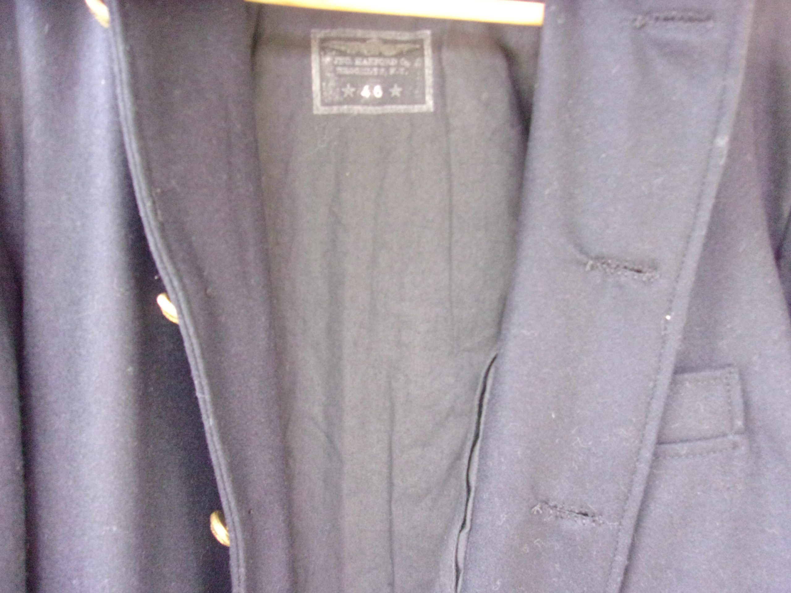 Officer's Sack Coat, Velvet Collar and Cuff - Image 2