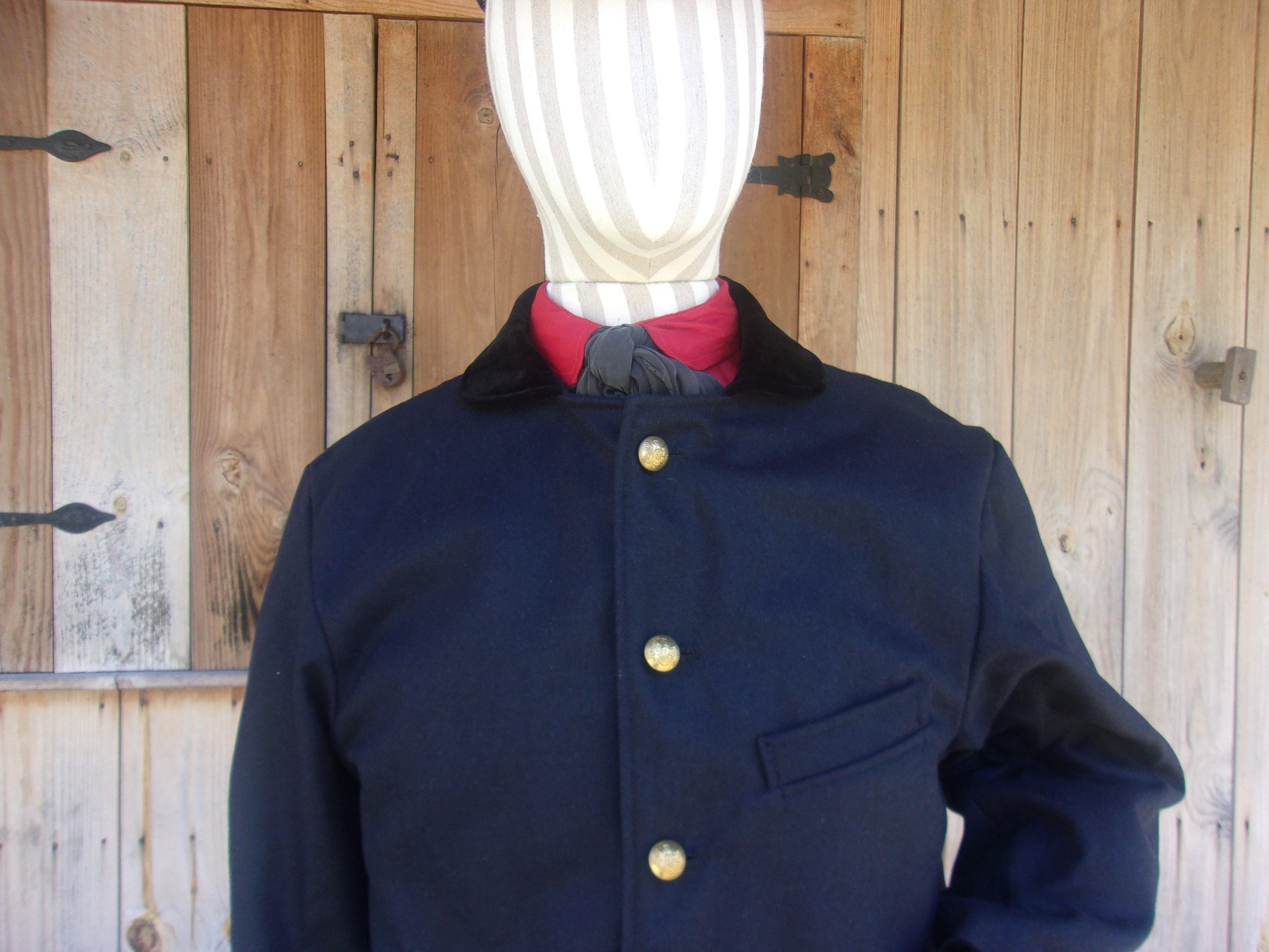 Officer's Sack Coat, Velvet Collar and Cuff - Image 3