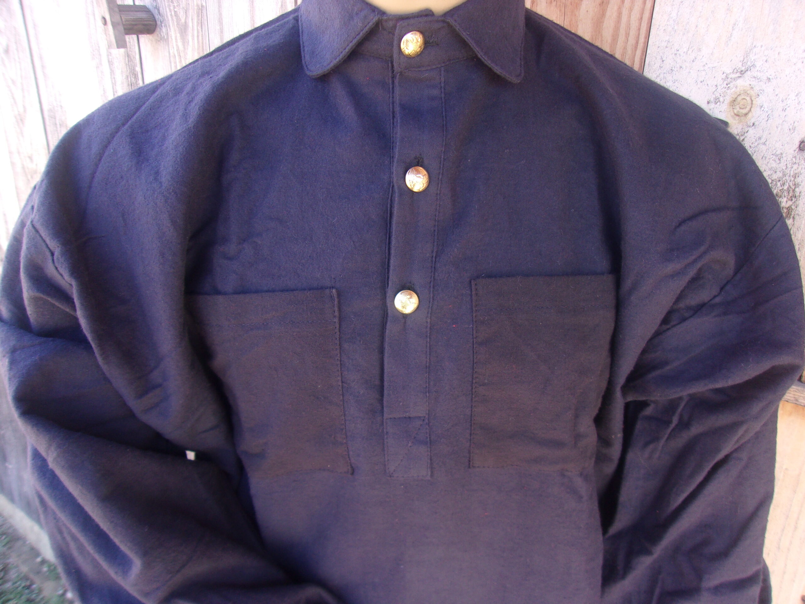 Blue Canton Flannel Shirt - Image 2