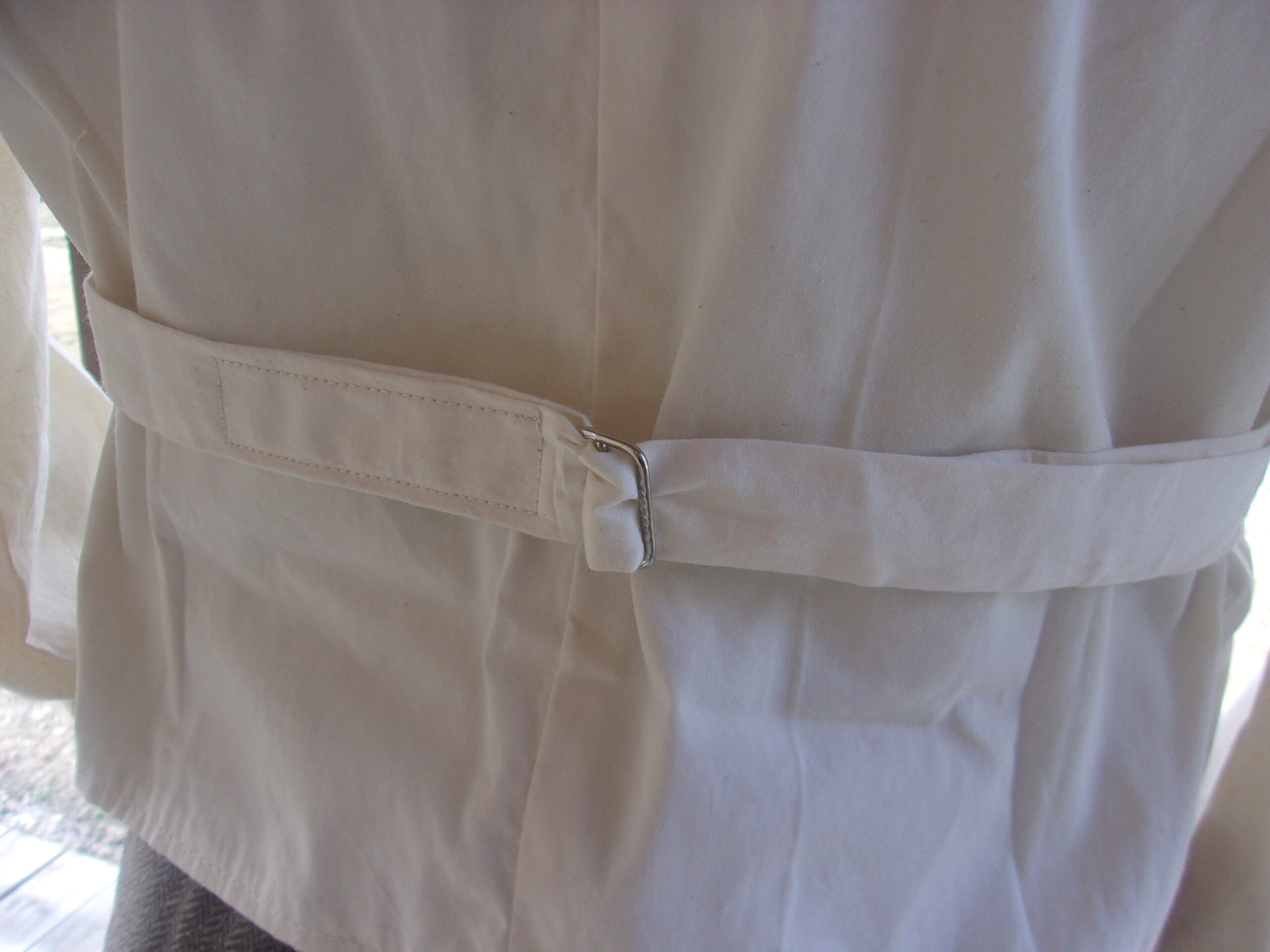 Notched Collar Vest, Rust/Butternut Jean Wool - Image 7