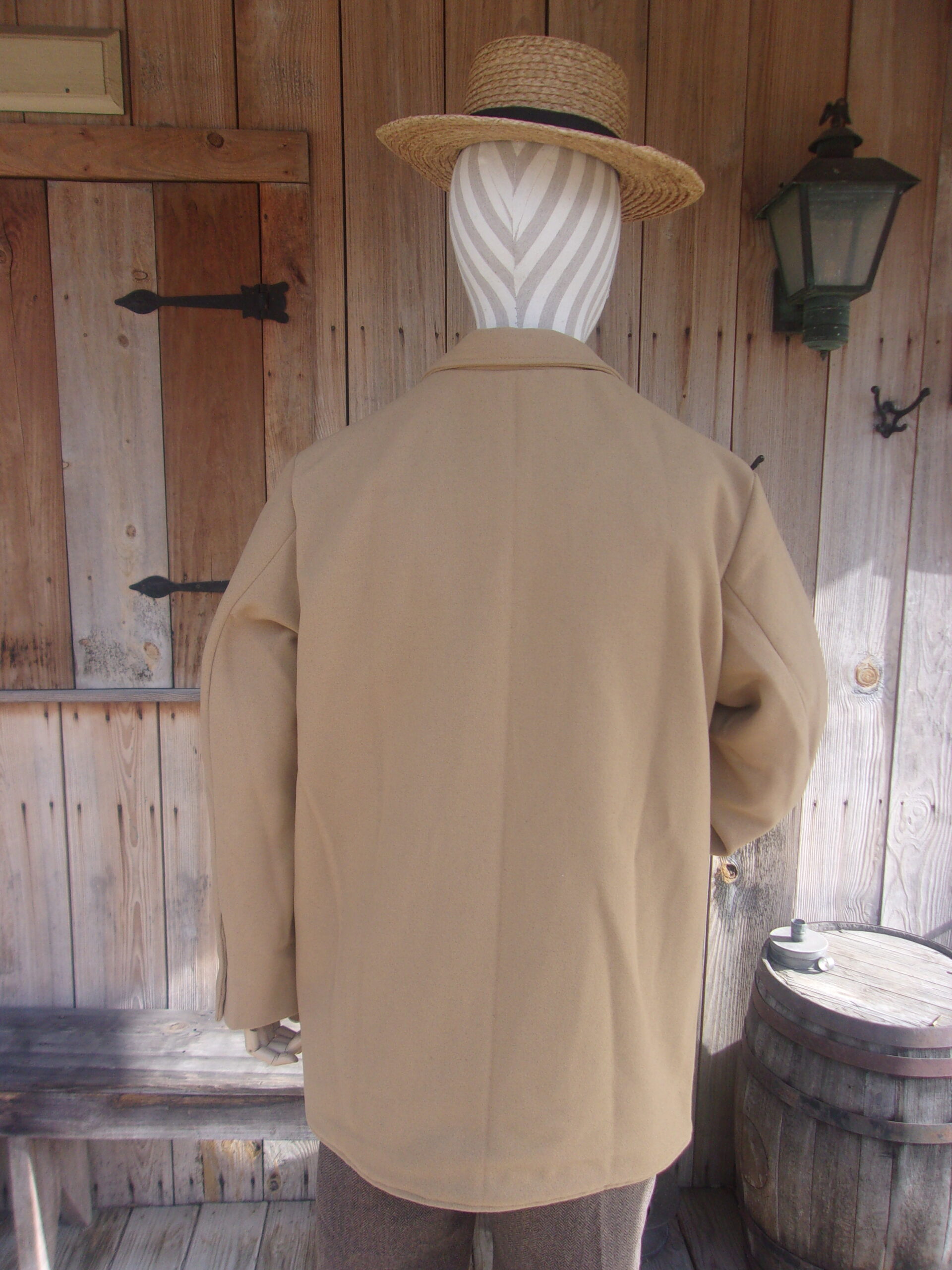 Sack Coat, Buff Wool - Image 3