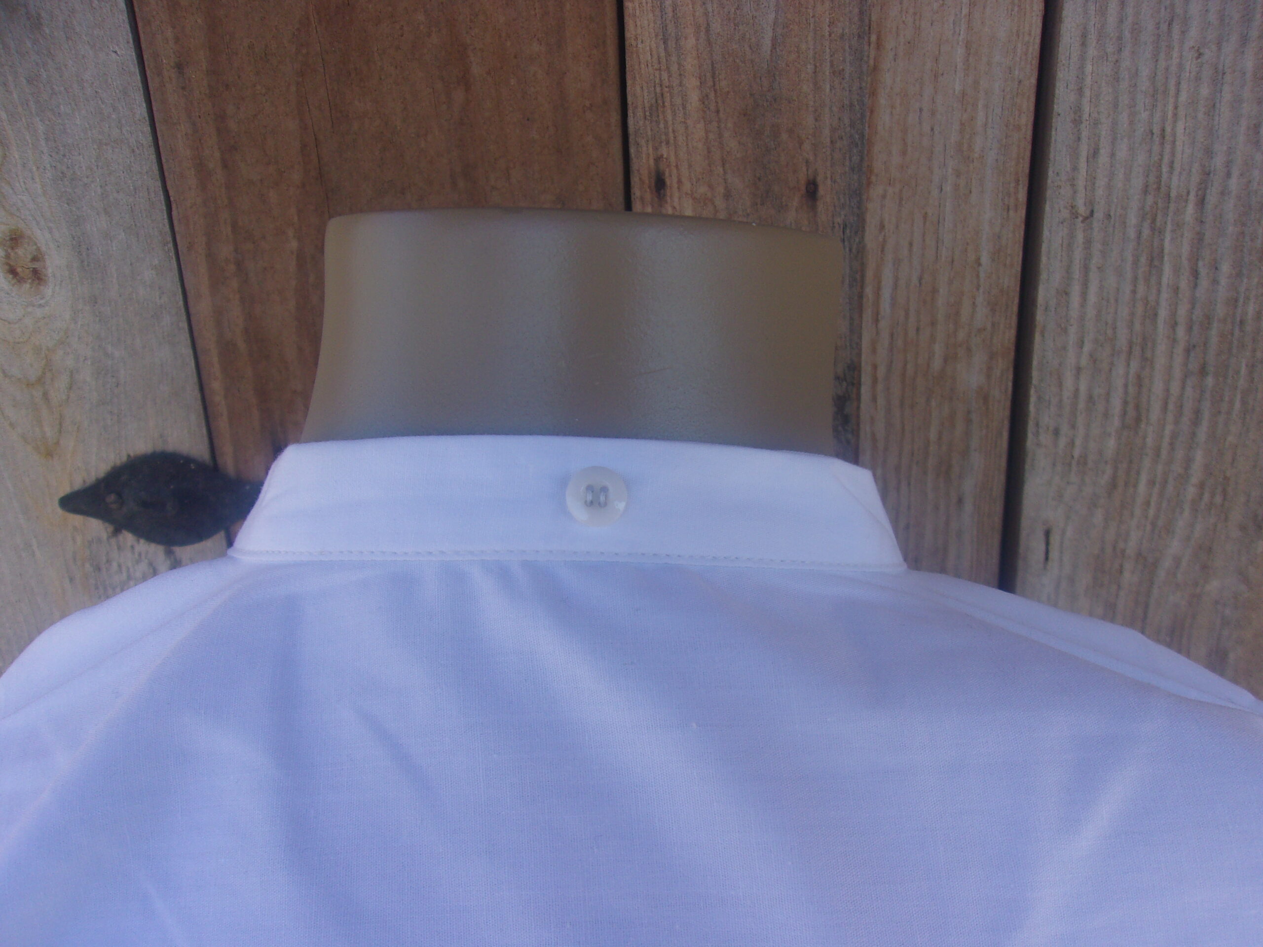 "Boiled" Pleated Shirt w/Detachable Collar - Image 11