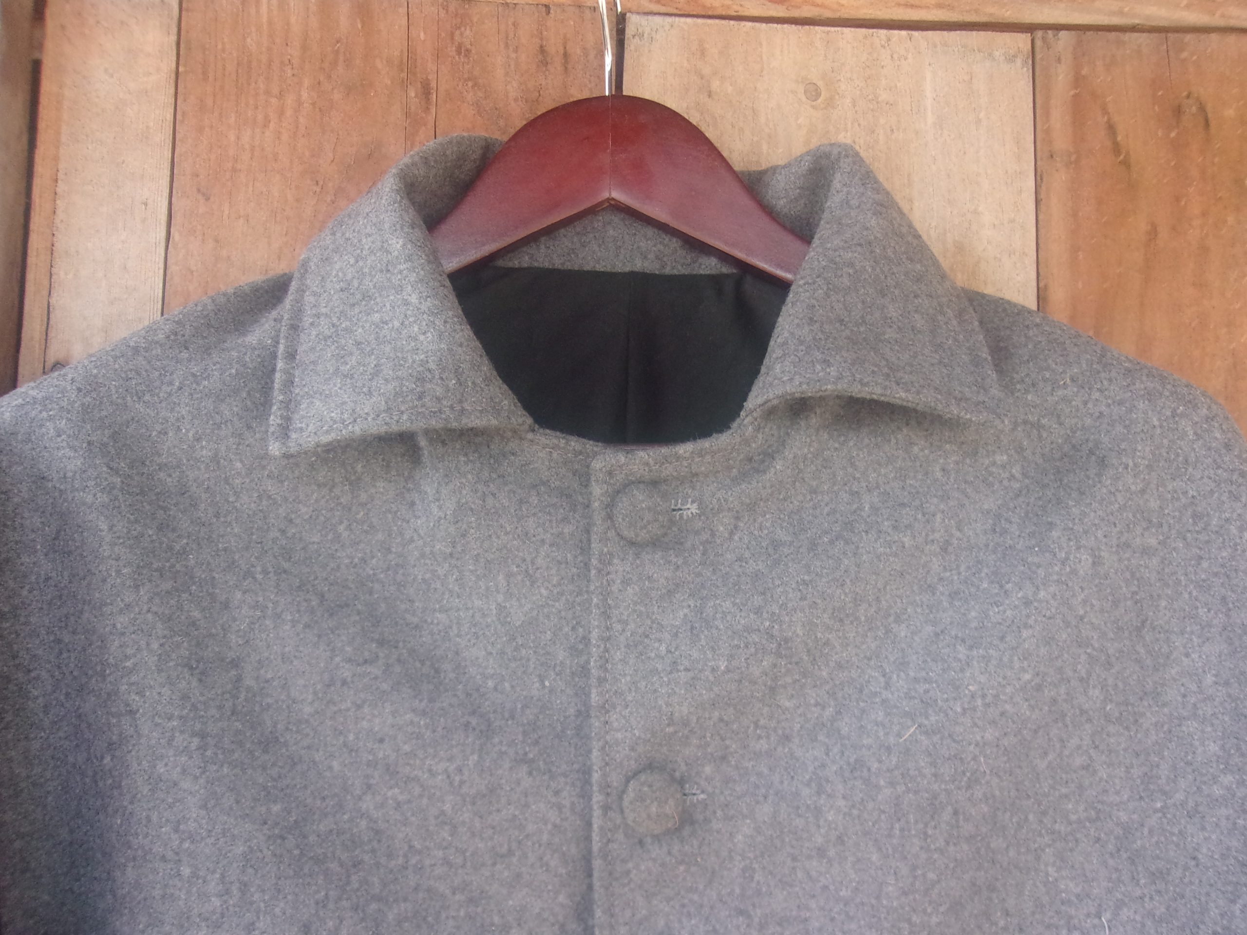 Officer's-Civilian Cape, Blue or Gray Wool, Wrist Length - Image 5