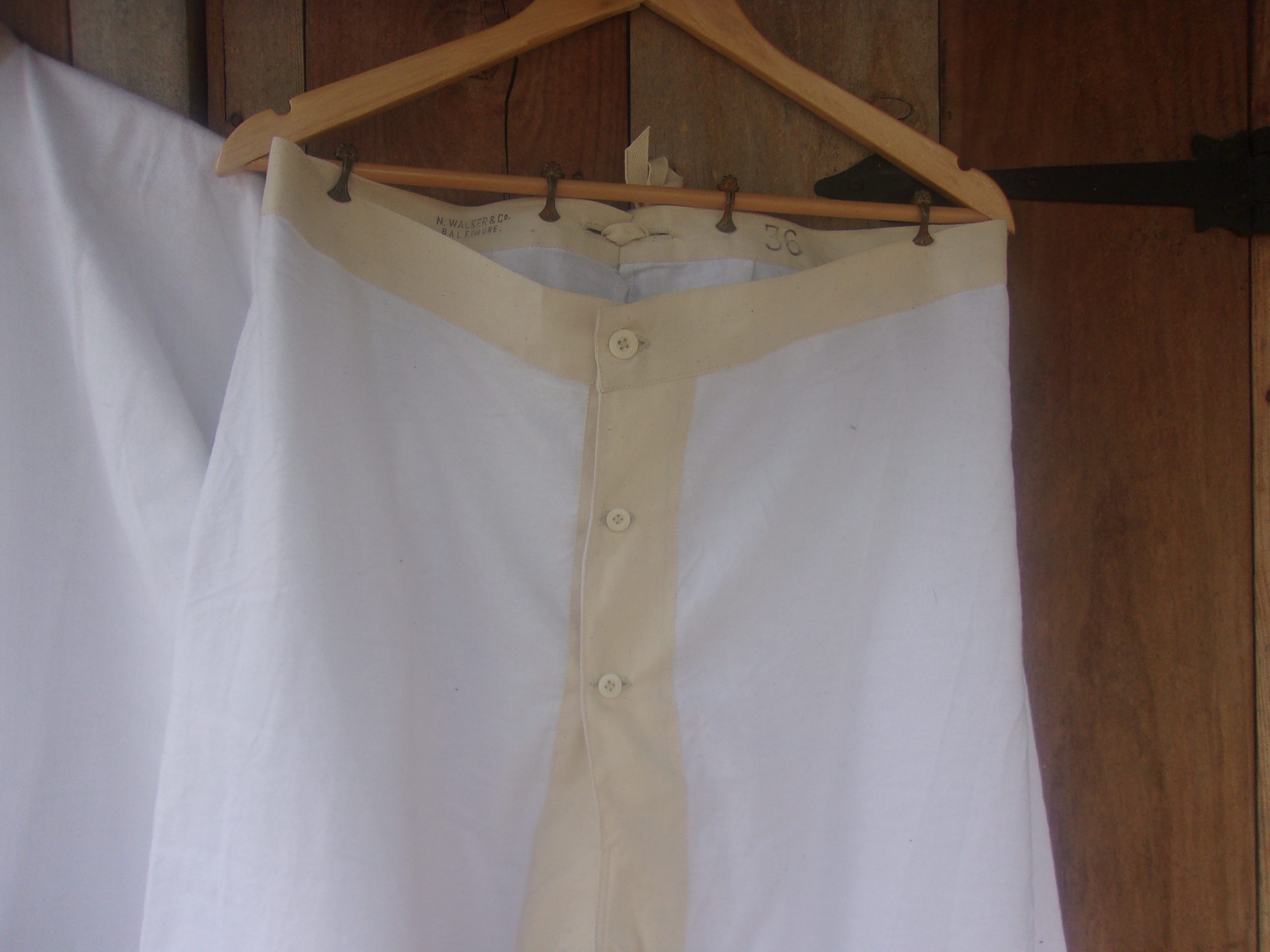 Undershirts or Drawers-White Canton Flannel - Image 3
