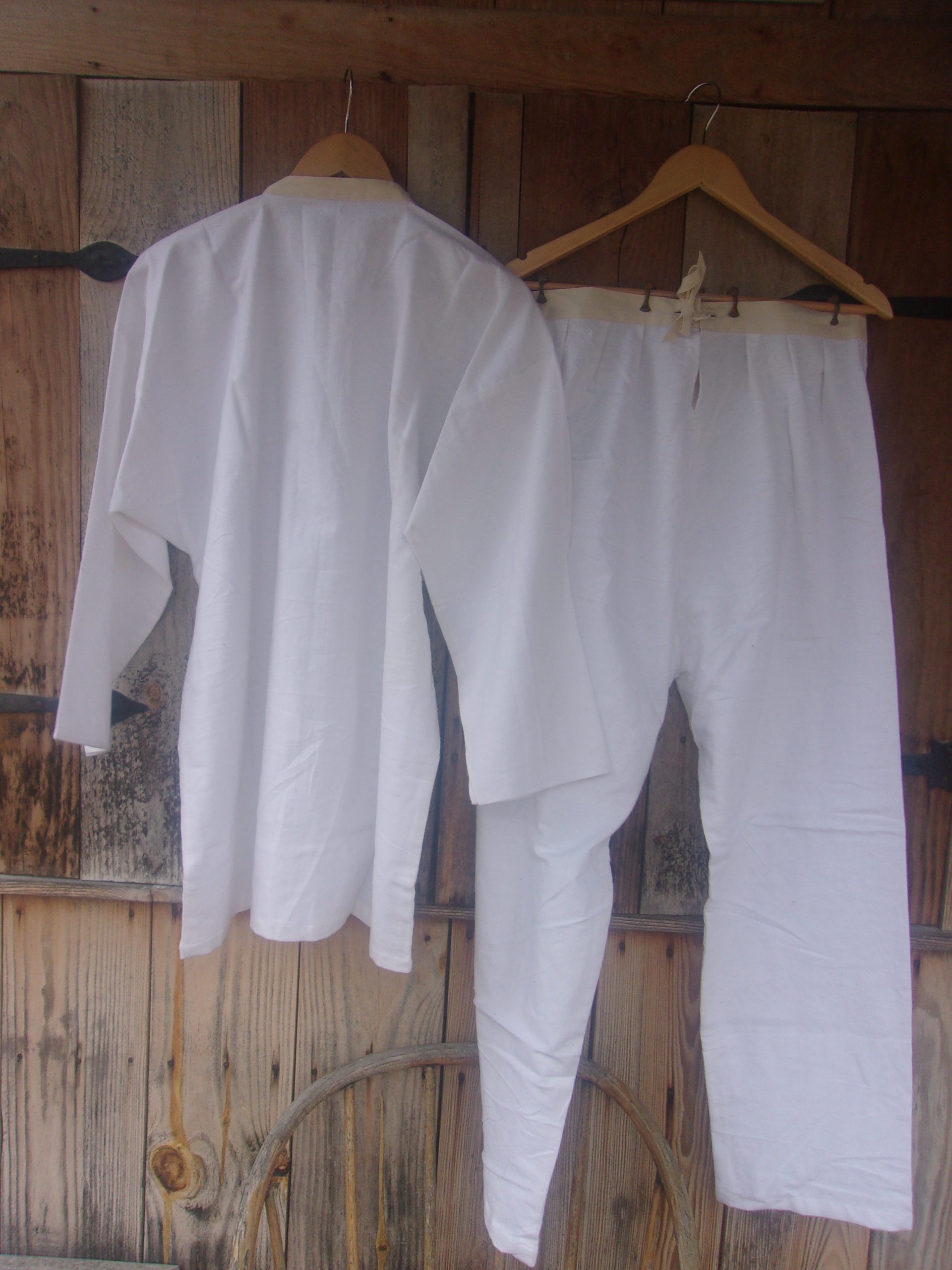 Undershirts or Drawers-White Canton Flannel - Image 2