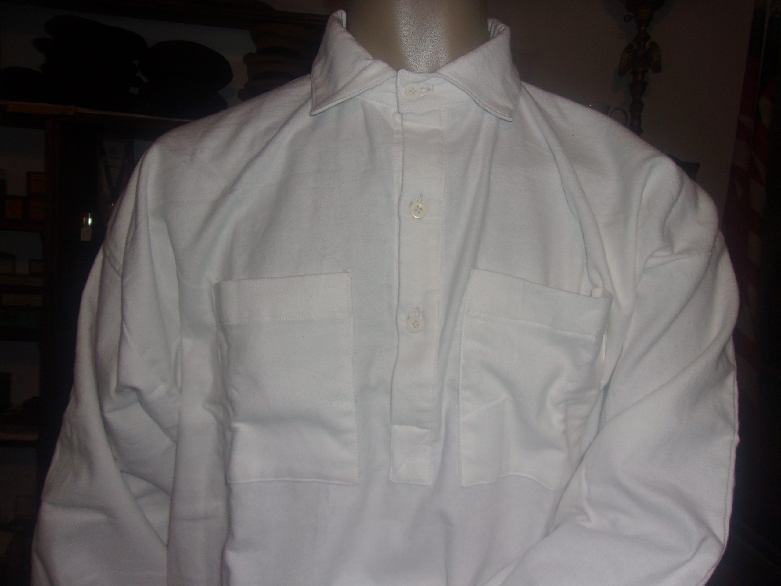 Common Shirt, White Canton Flannel - Image 2