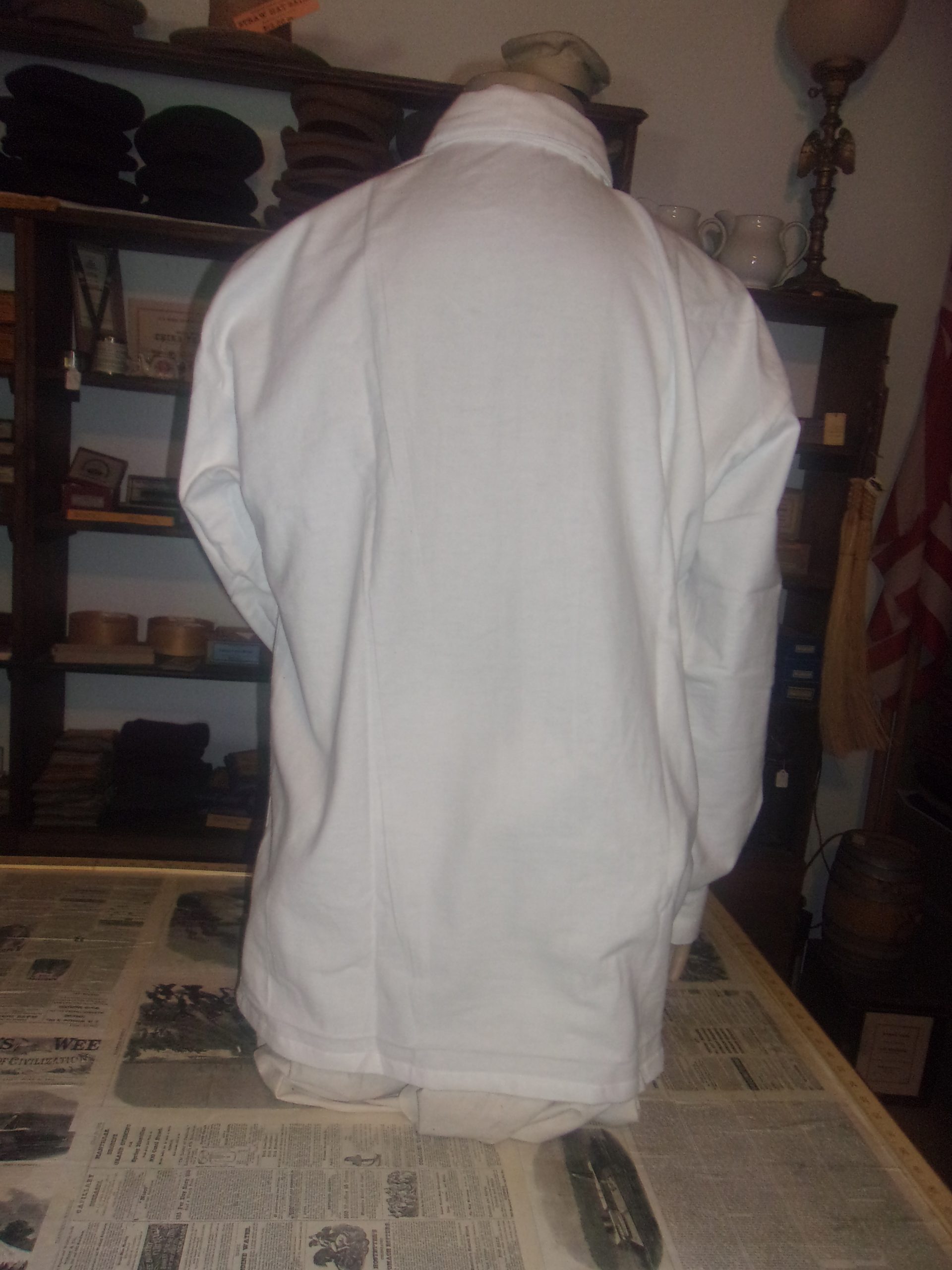 Common Shirt, White Canton Flannel - Image 3