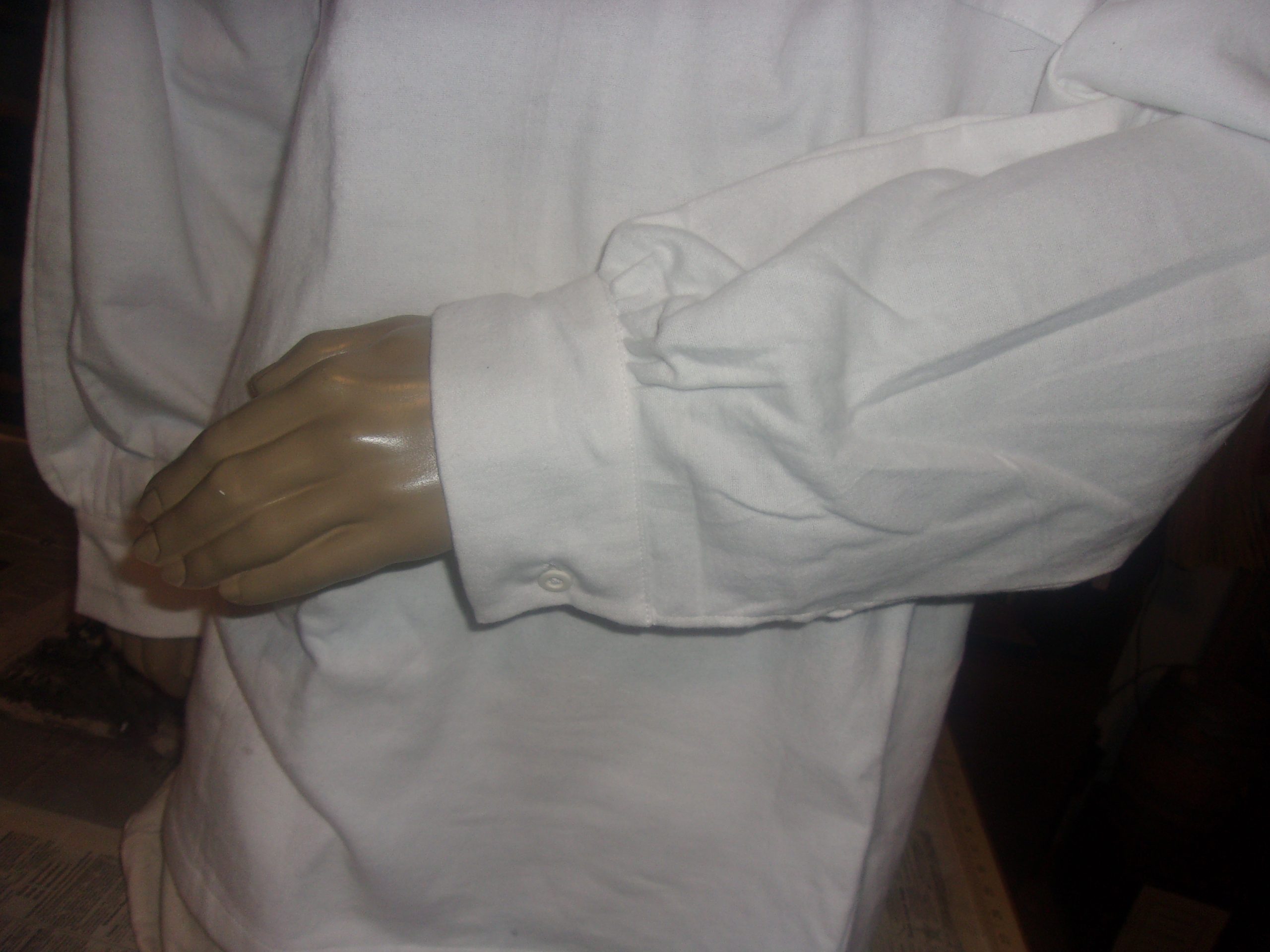 Common Shirt, White Canton Flannel - Image 4