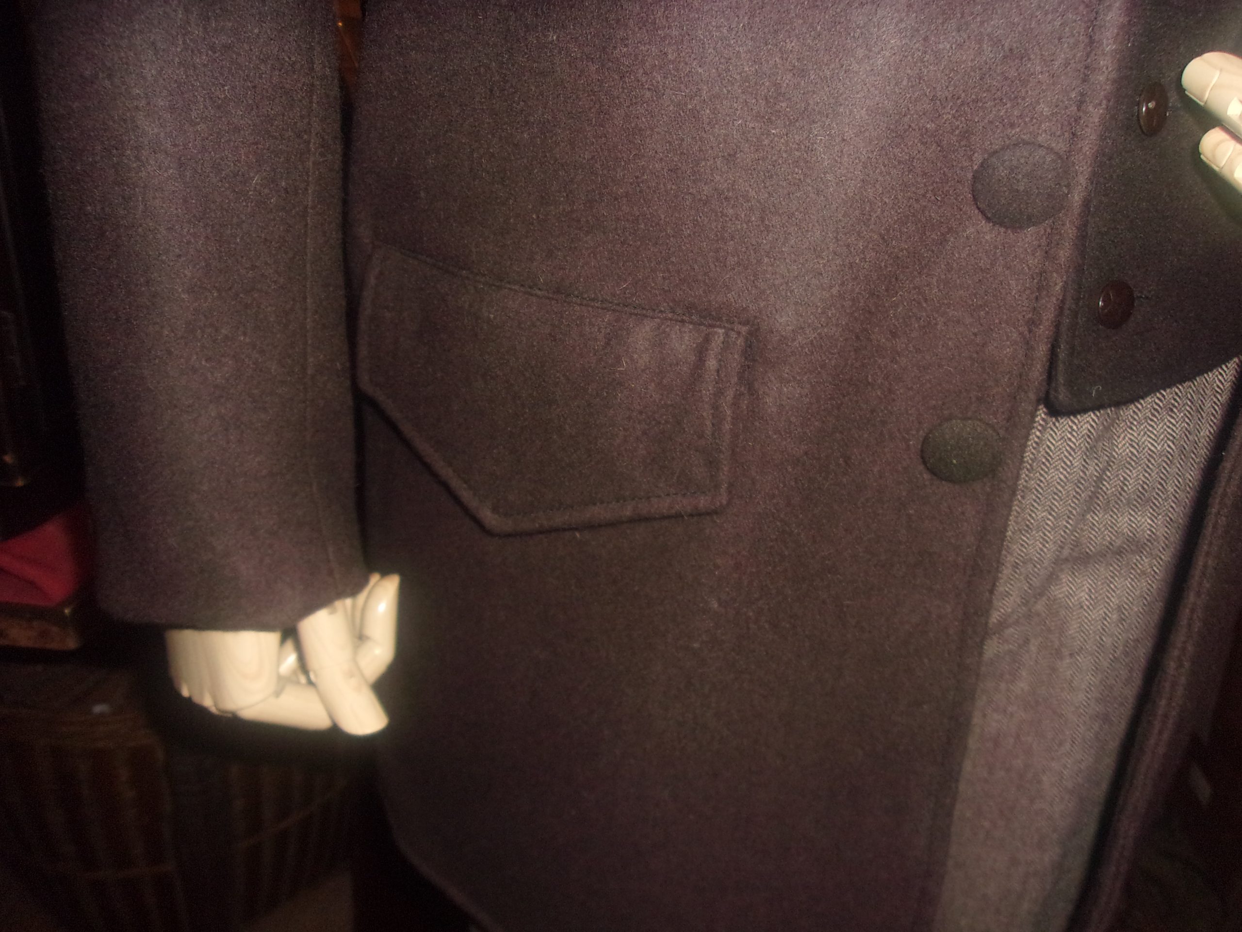 Long Civilian Sack Coat, Notched Collar - Image 5