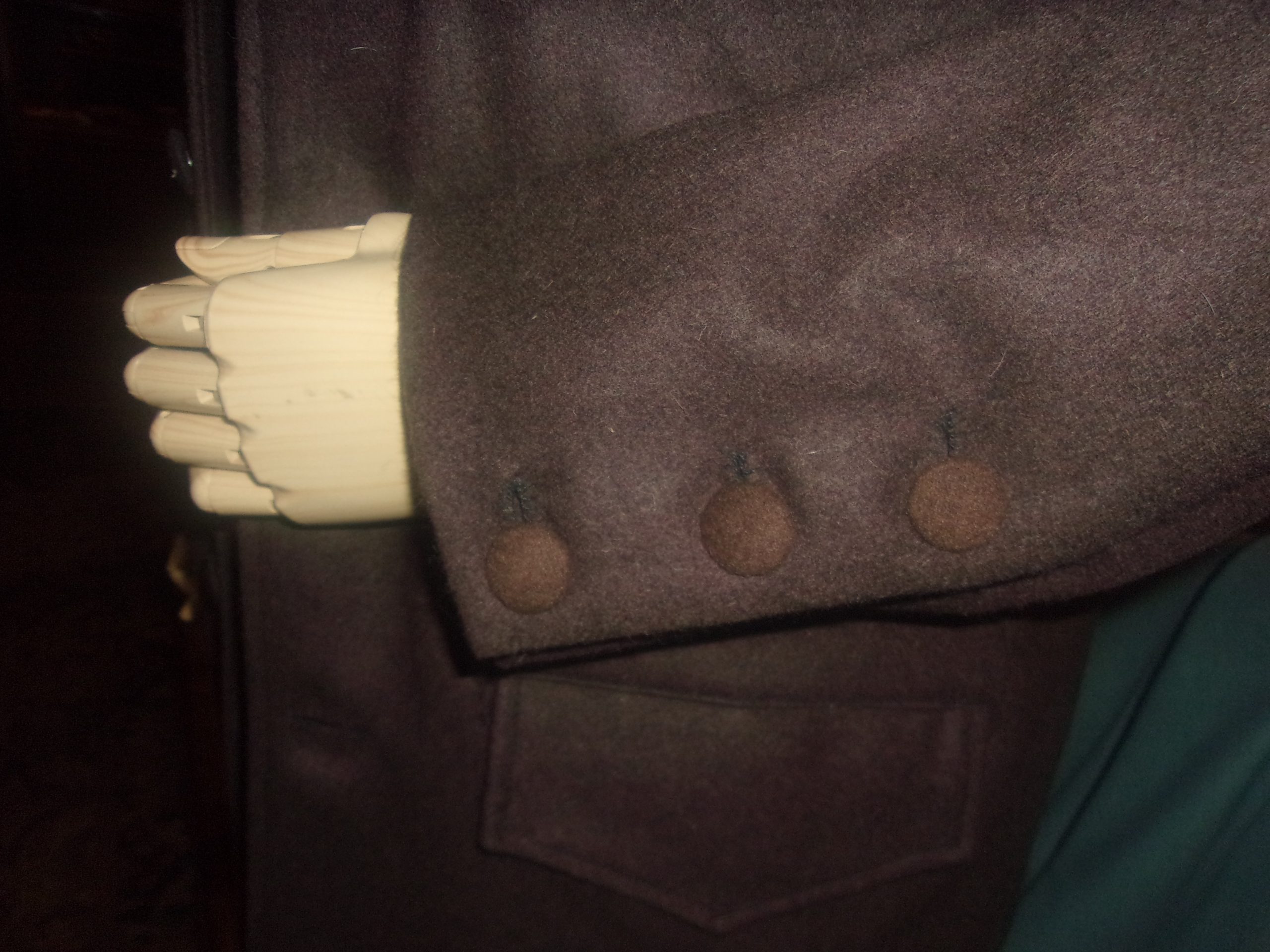 Long Civilian Sack Coat, Notched Collar - Image 4