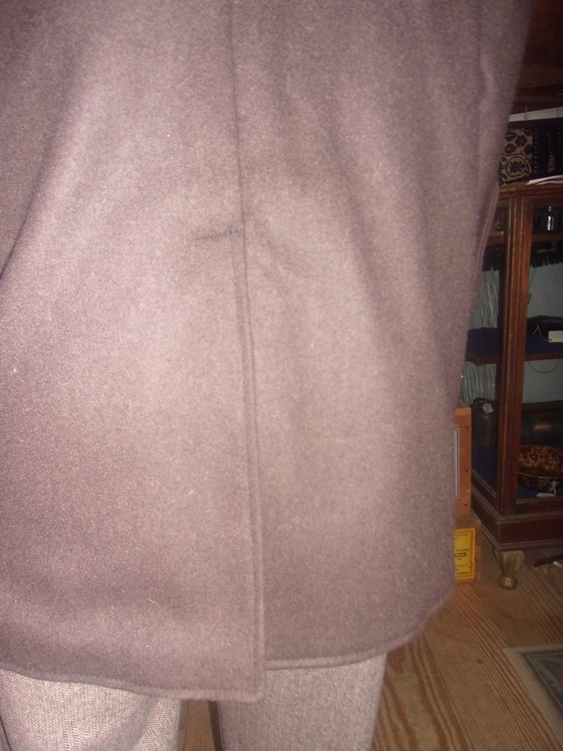 Long Civilian Sack Coat, Notched Collar - Image 3