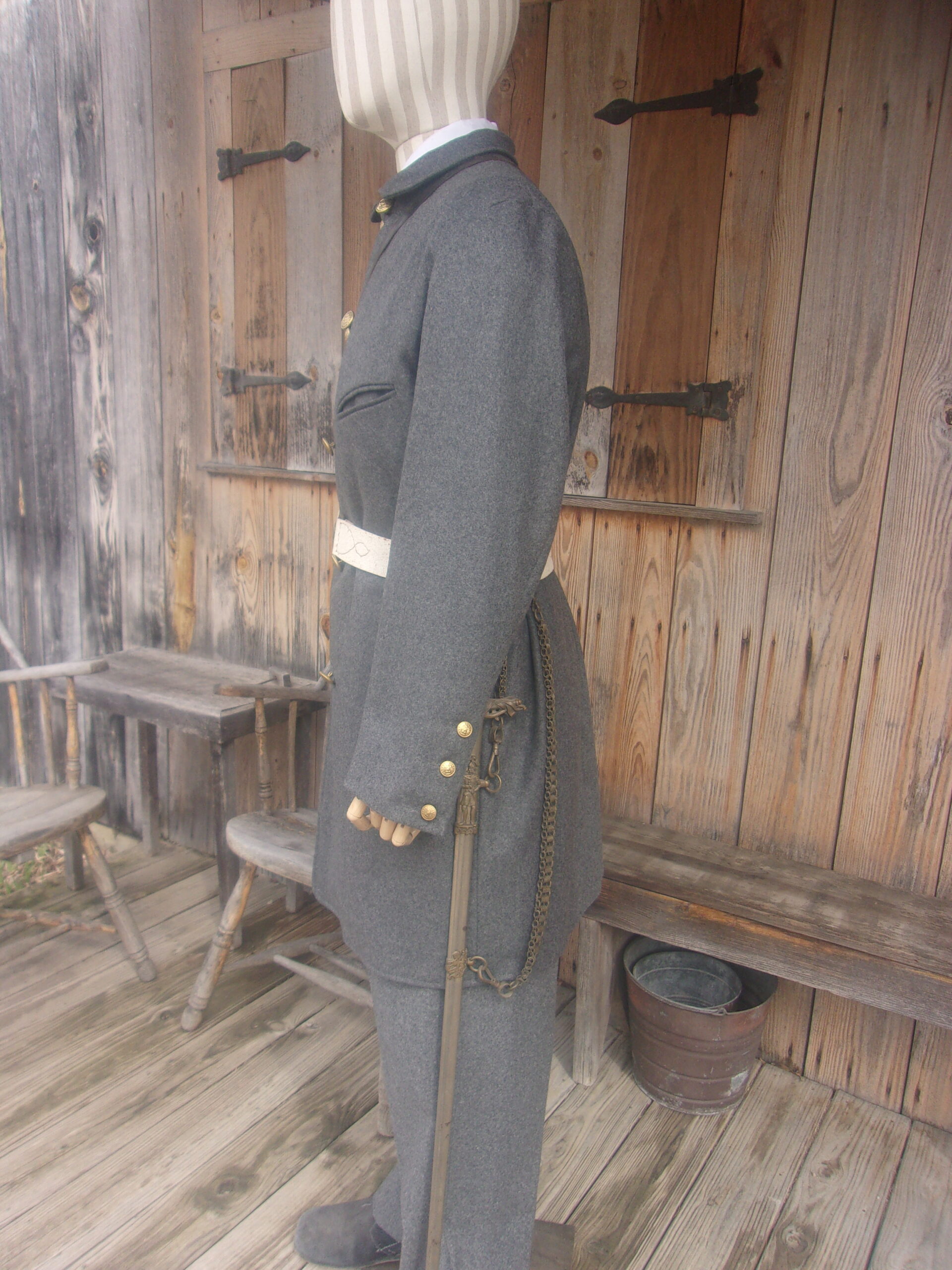 CS Officer's Campaign Coat, Double Breasted - Image 2