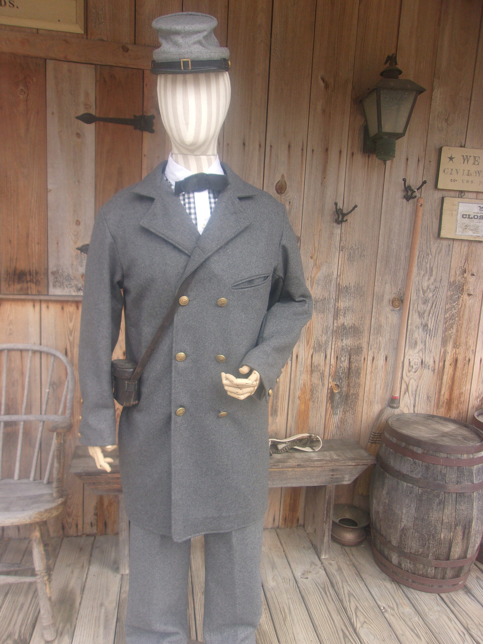CS Officer's Campaign Coat, Double Breasted - Image 7