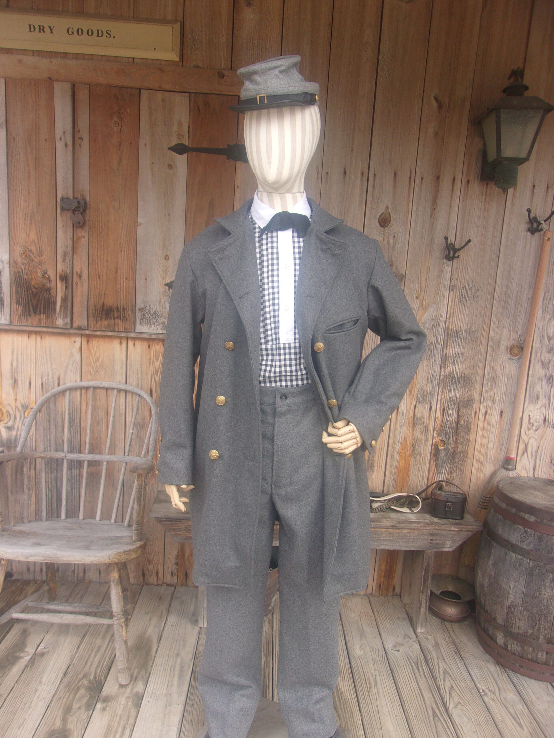 CS Officer's Campaign Coat, Double Breasted - Image 6