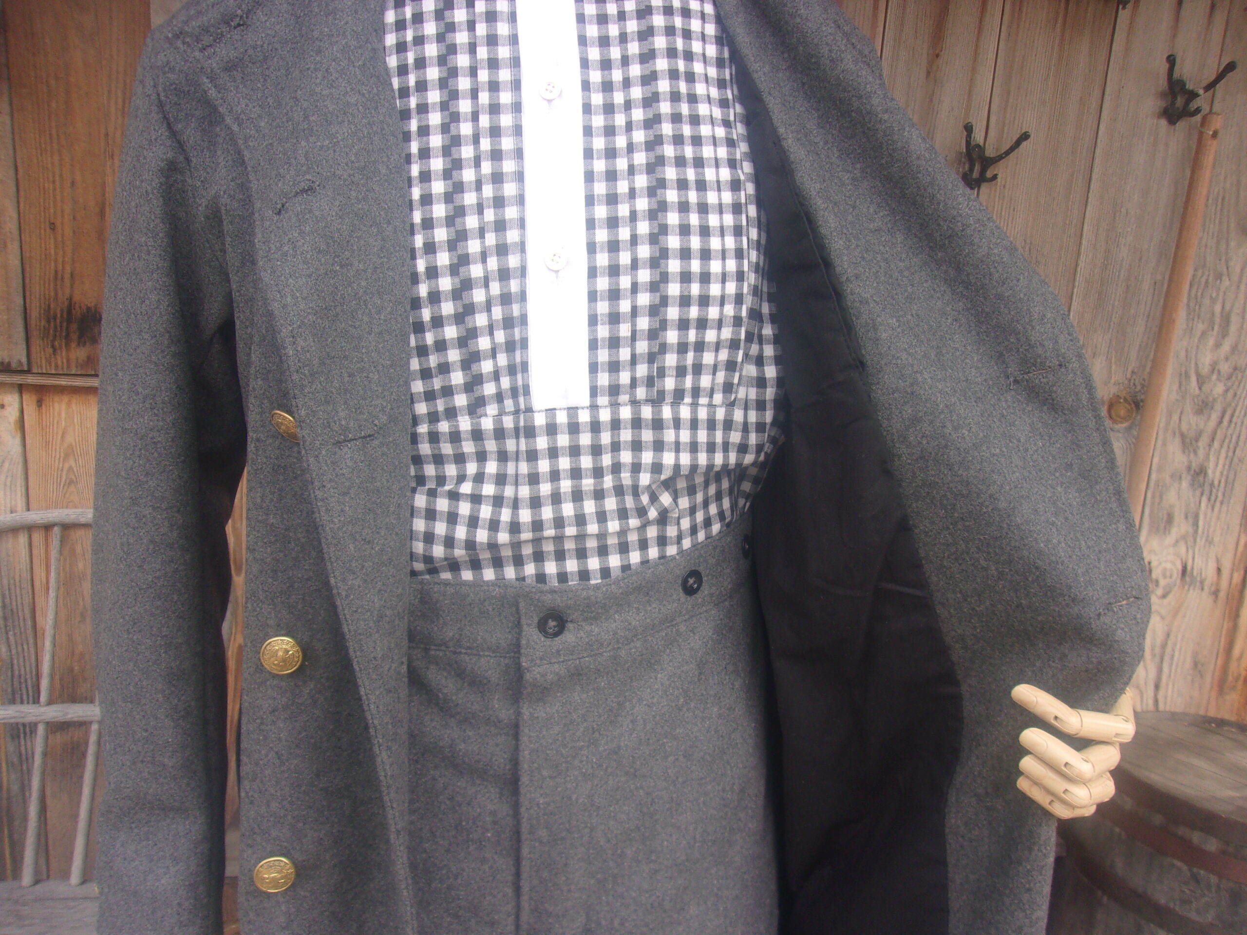 CS Officer's Campaign Coat, Double Breasted - Image 5