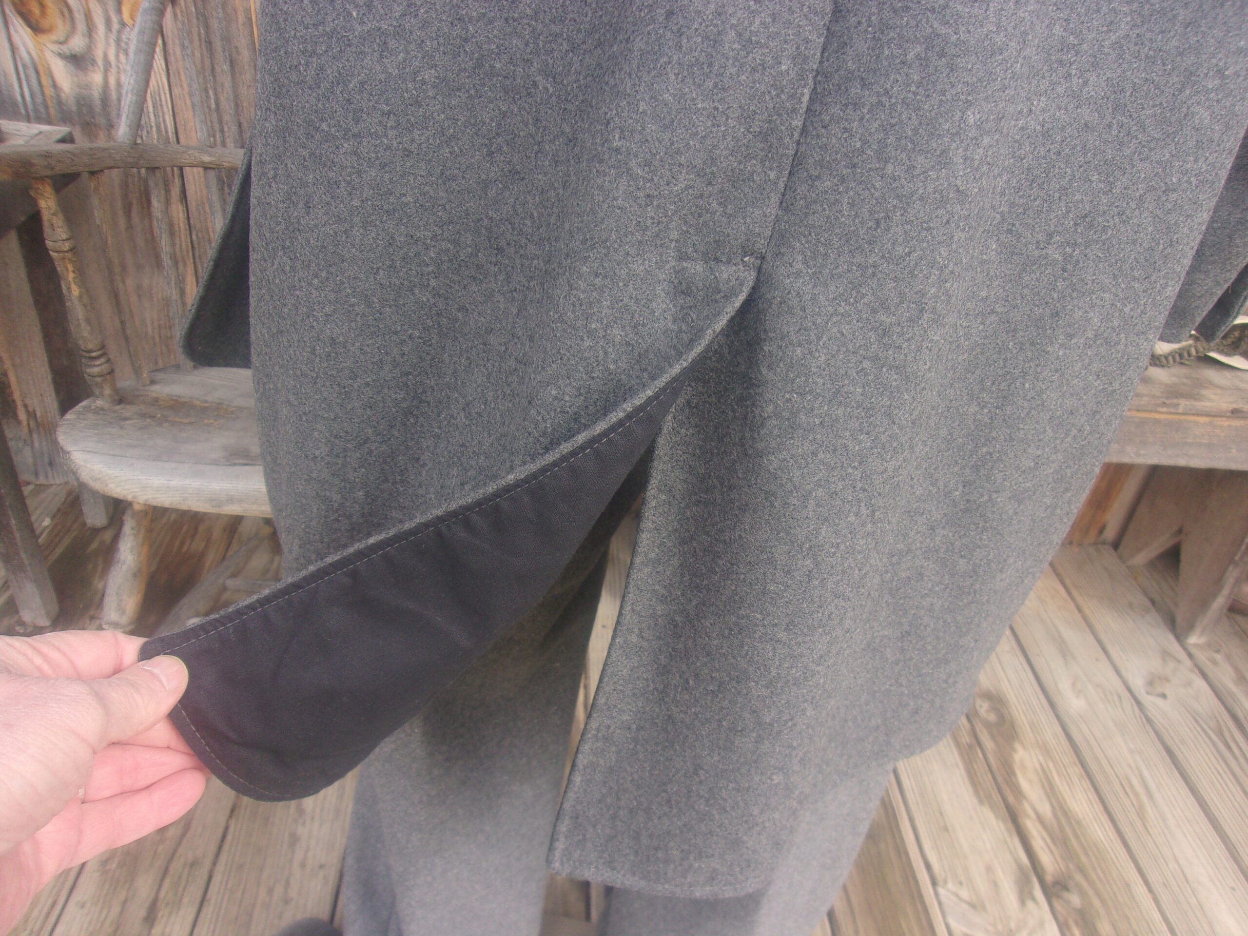 CS Officer's Campaign Coat, Double Breasted - Image 3