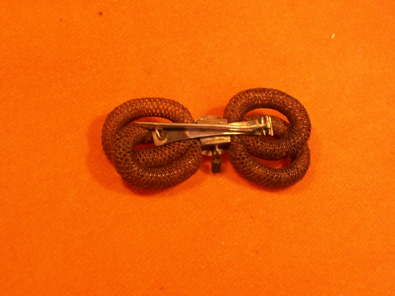 Open Weave Hair Brooch (B125) - Image 2