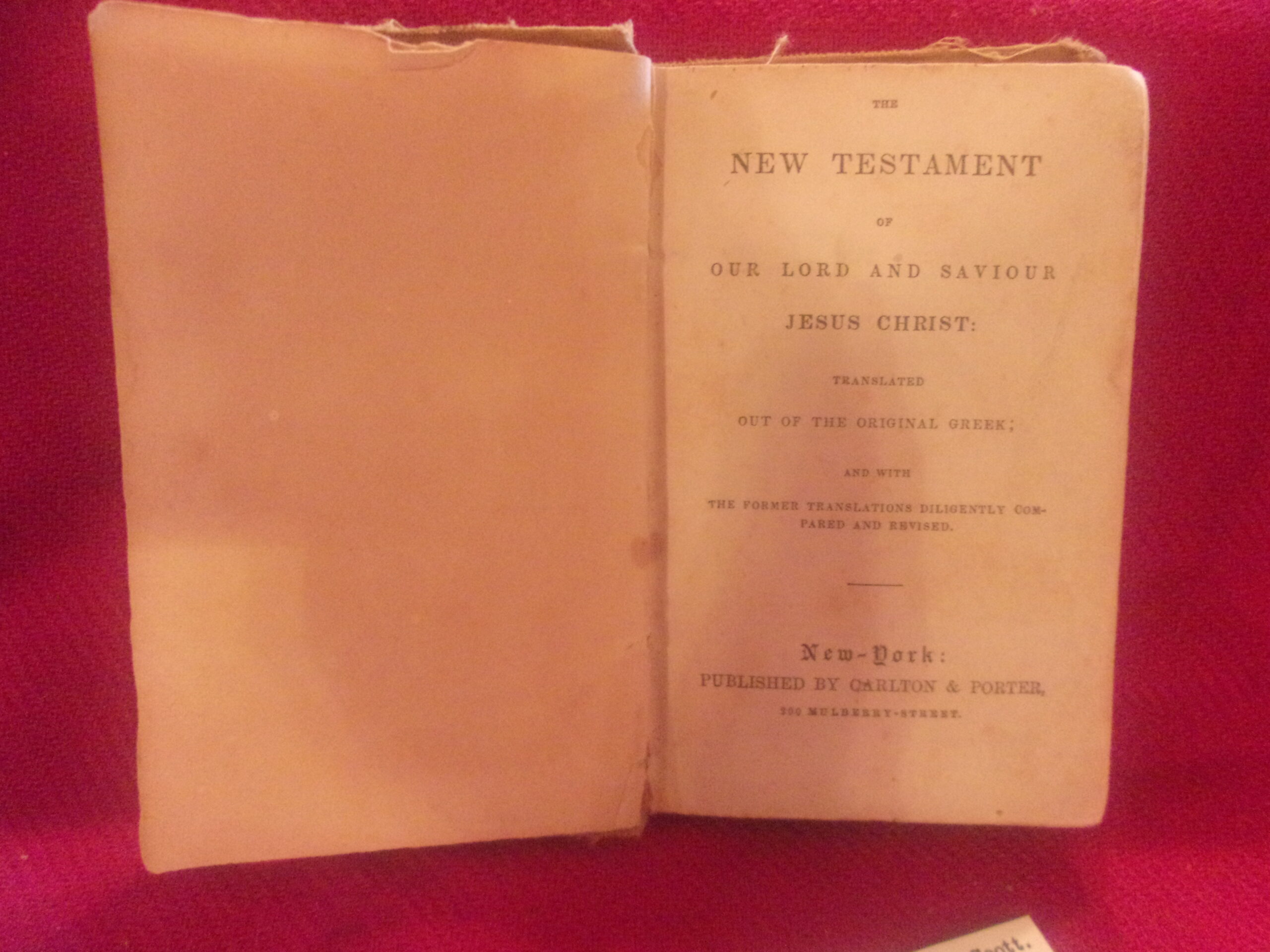 Soldier ID'd Testament (C358) - Image 3